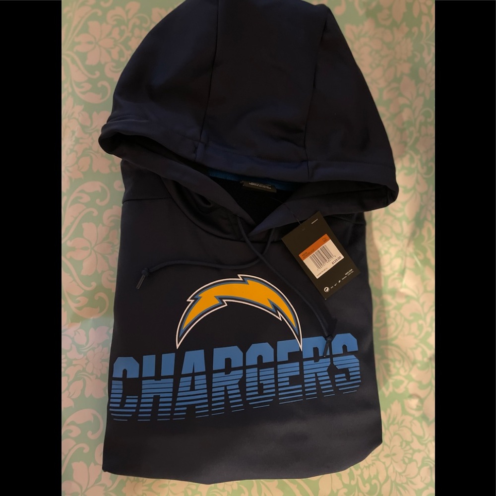 Men’s Nike Los Angeles chargers hoodie 2xl